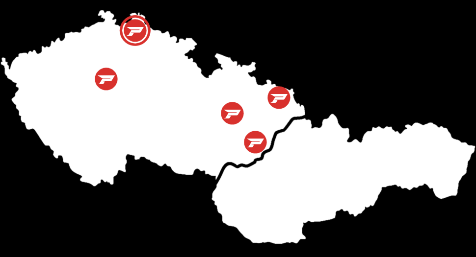 mapa ČR
